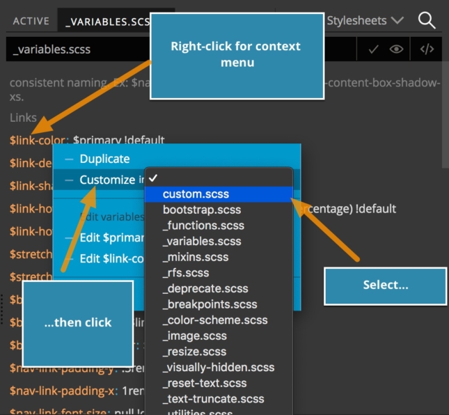 Customizing Bootstrap 5 Themes | Pinegrow Web Editor