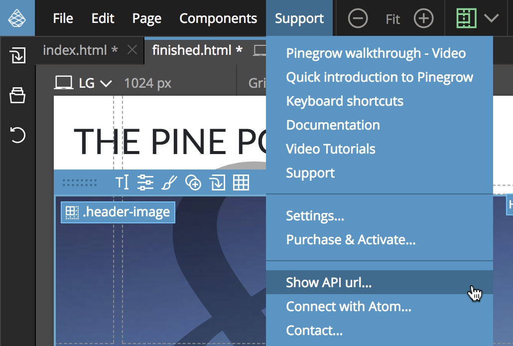 Visual Studio Code Pinegrow Web Editor